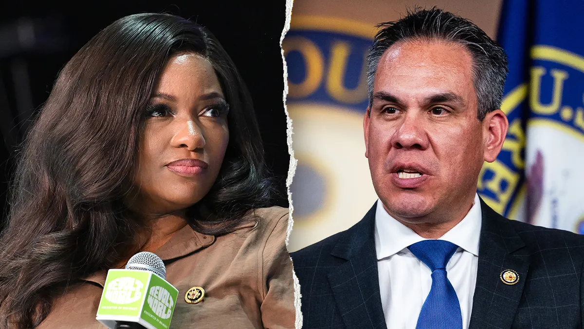 Rep. Pete Aguilar pushes back on probe into Crockett’s fugitive hire