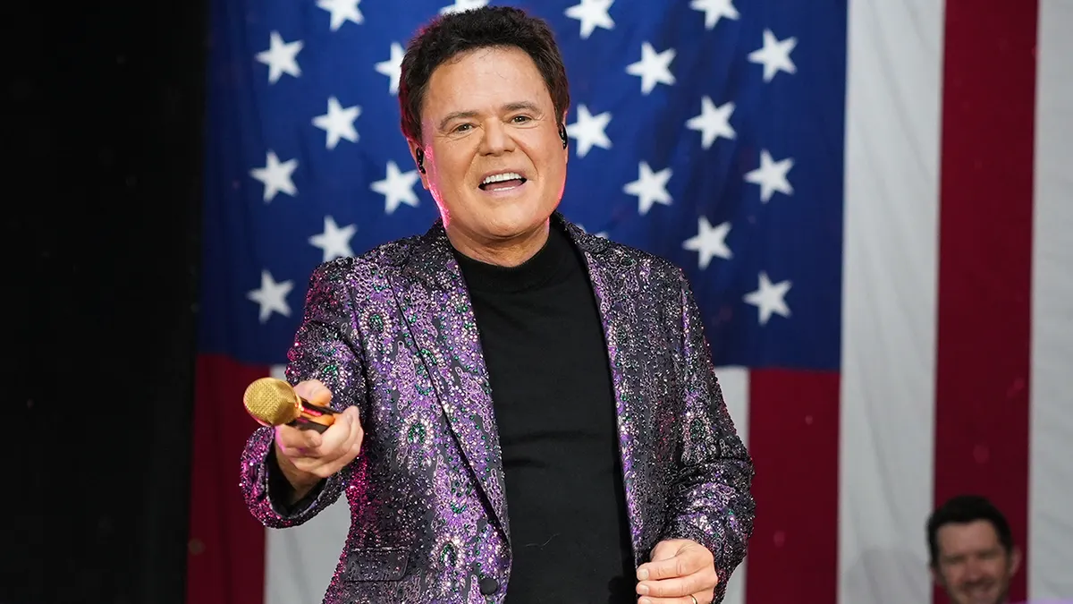 Donny Osmond uses AI to recreate his teenage self for live shows