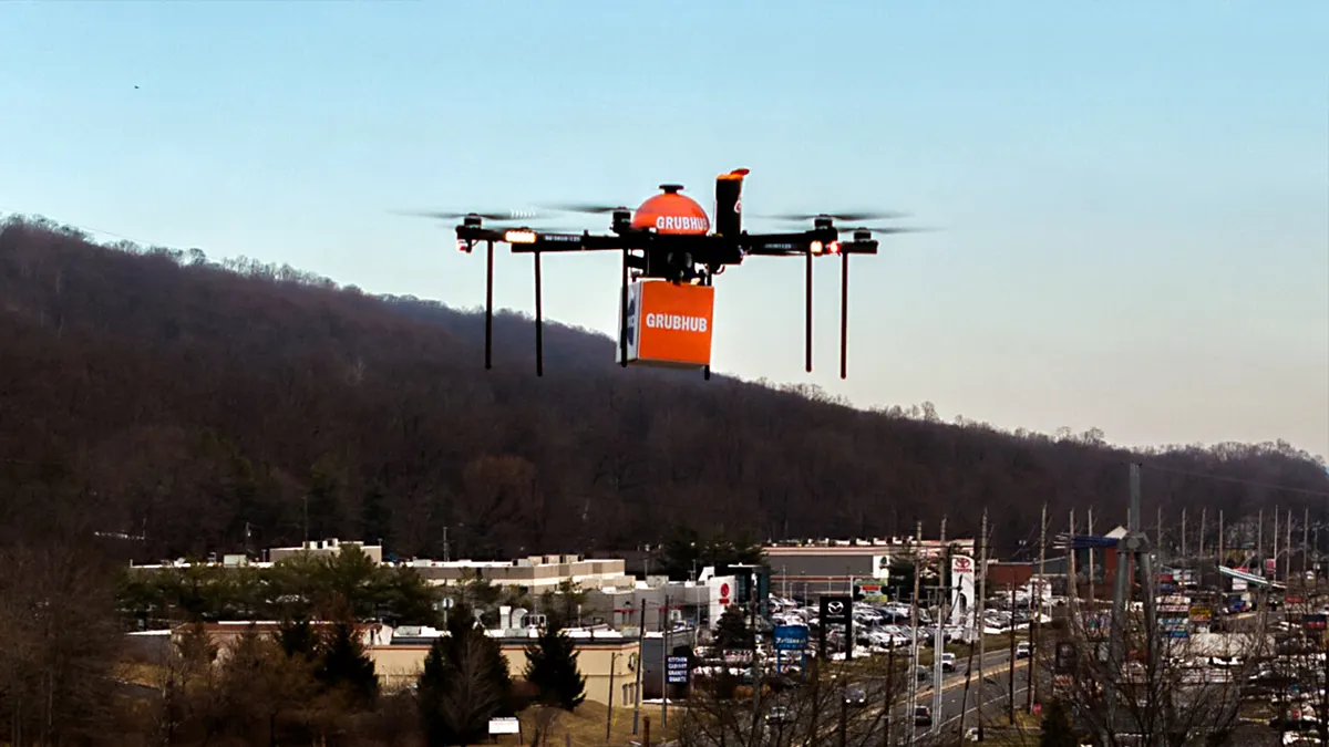 Food delivery drones take flight in New Jersey Food delivery drones take flight in New Jersey