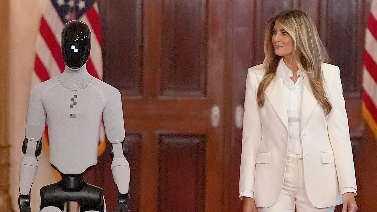 Melania Trump and humanoid robot figure 03 make history at White House Melania Trump and humanoid robot figure 03 make history at White House