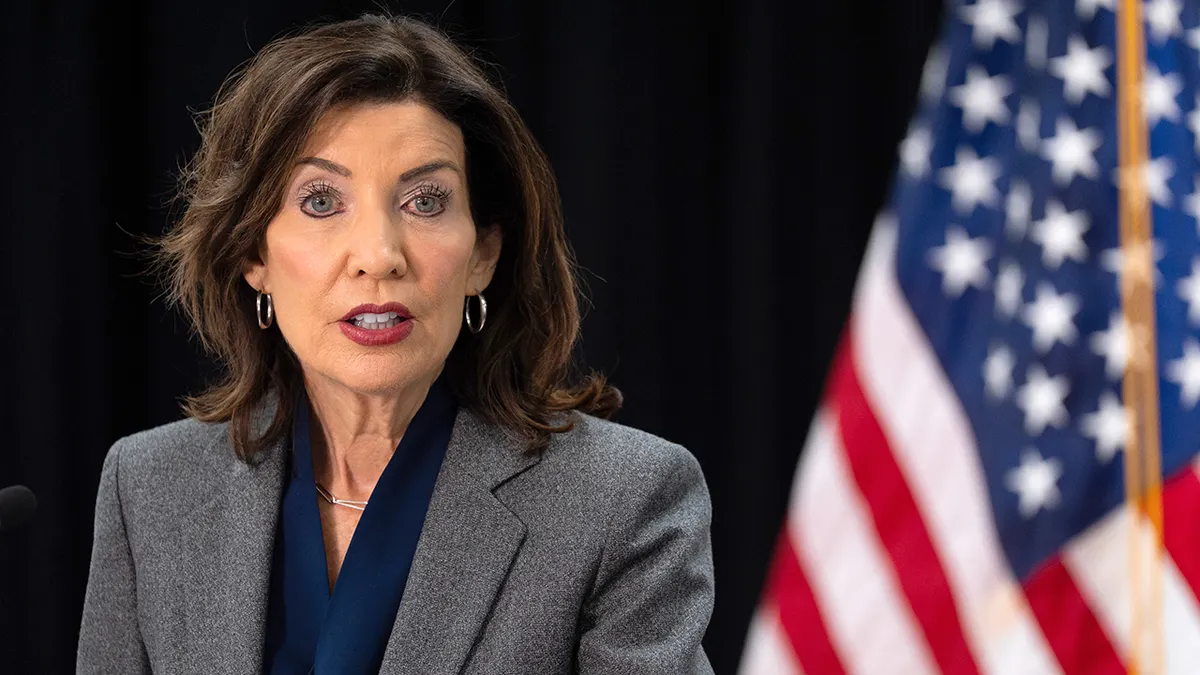 Democratic New York Gov Kathy Hochul indicates state’s tax base has eroded