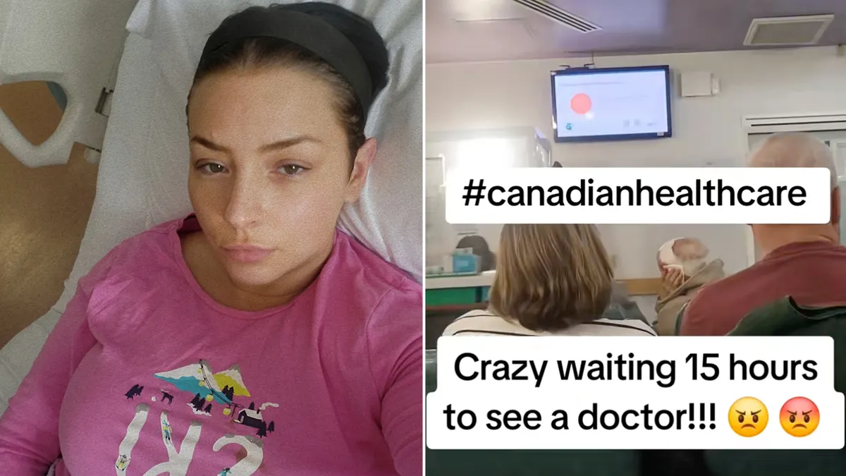 Canadian woman waits 15 hours in ER for appendicitis, slams healthcare delays Canadian woman waits 15 hours in ER for appendicitis, slams healthcare delays