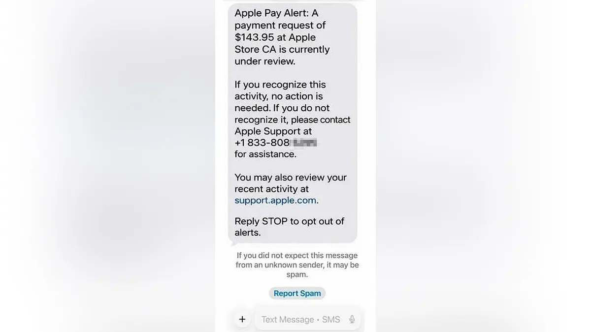 Apple Pay scam text nearly tricks woman into withdrawing ,000 in cash