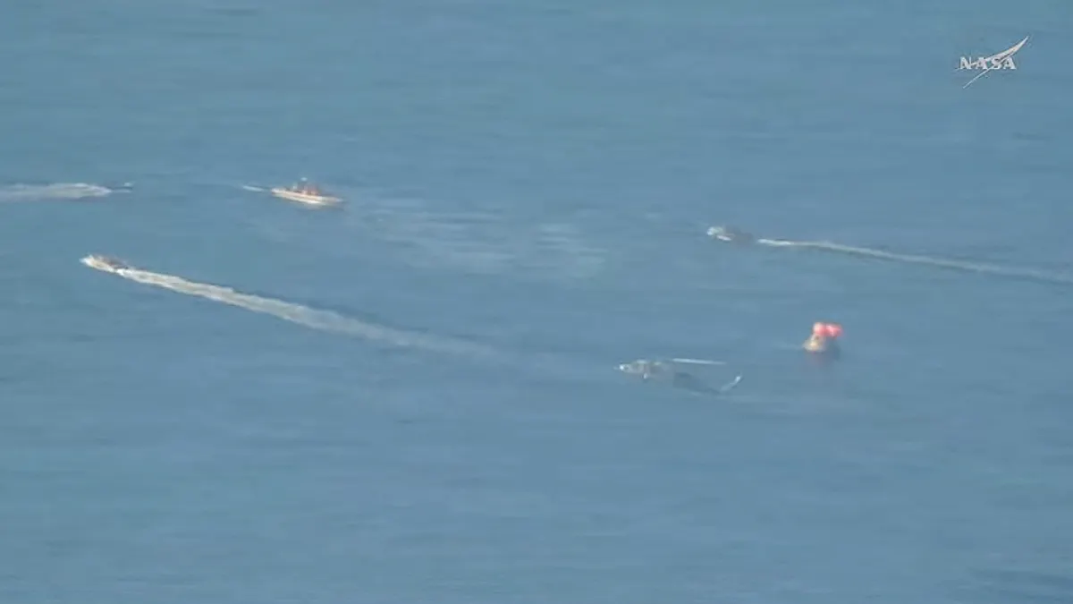 Artemis II crew splashes down safely off San Diego after moon mission