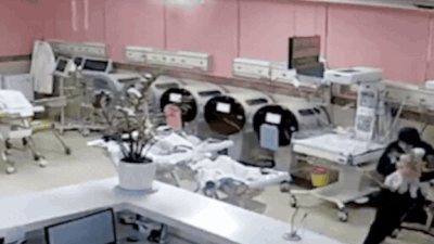 Iran Hospitals Chaos: CCTV captures chaos at Iran hospitals amid strikes; patients and staff seen scrambling