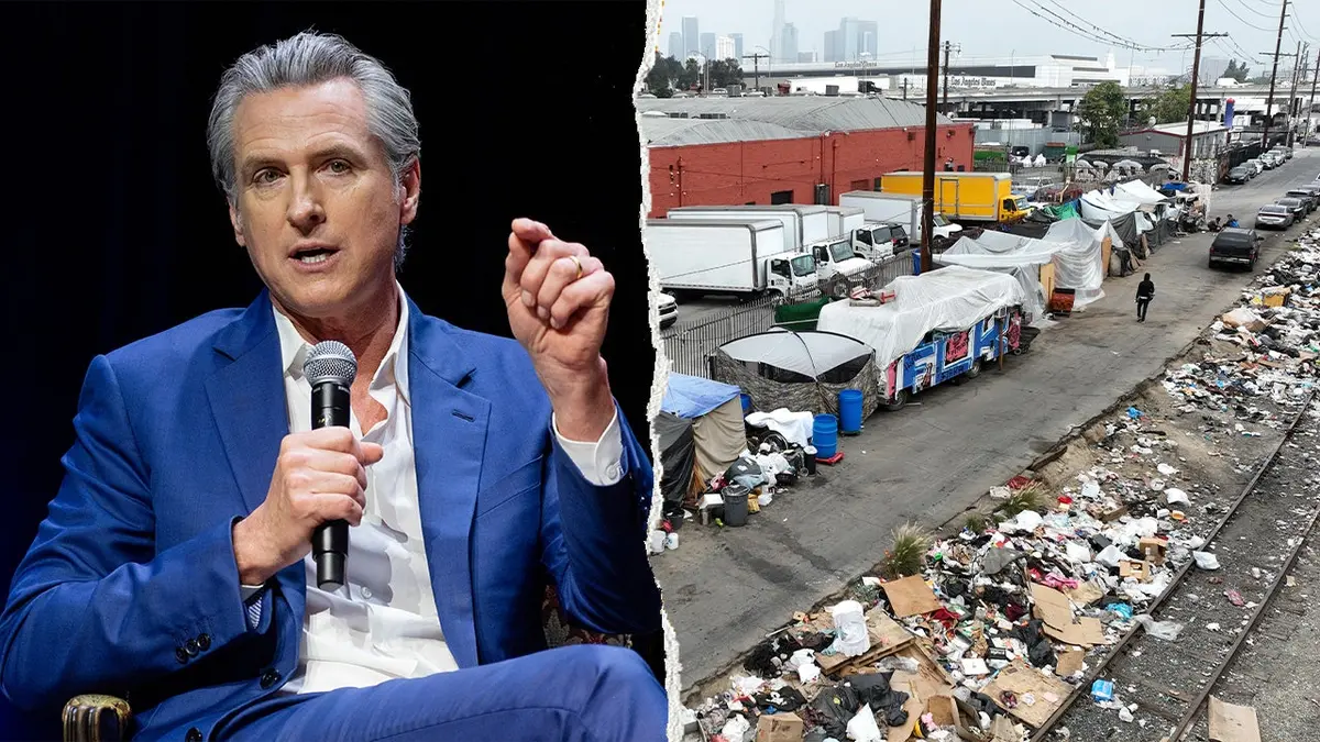 Democrats give Newsom a B on homelessness; Republicans give him failing grade