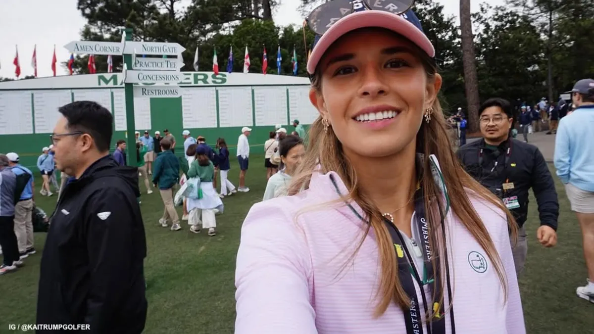 Kai Trump visits Augusta National after Tiger Woods DUI arrest fallout