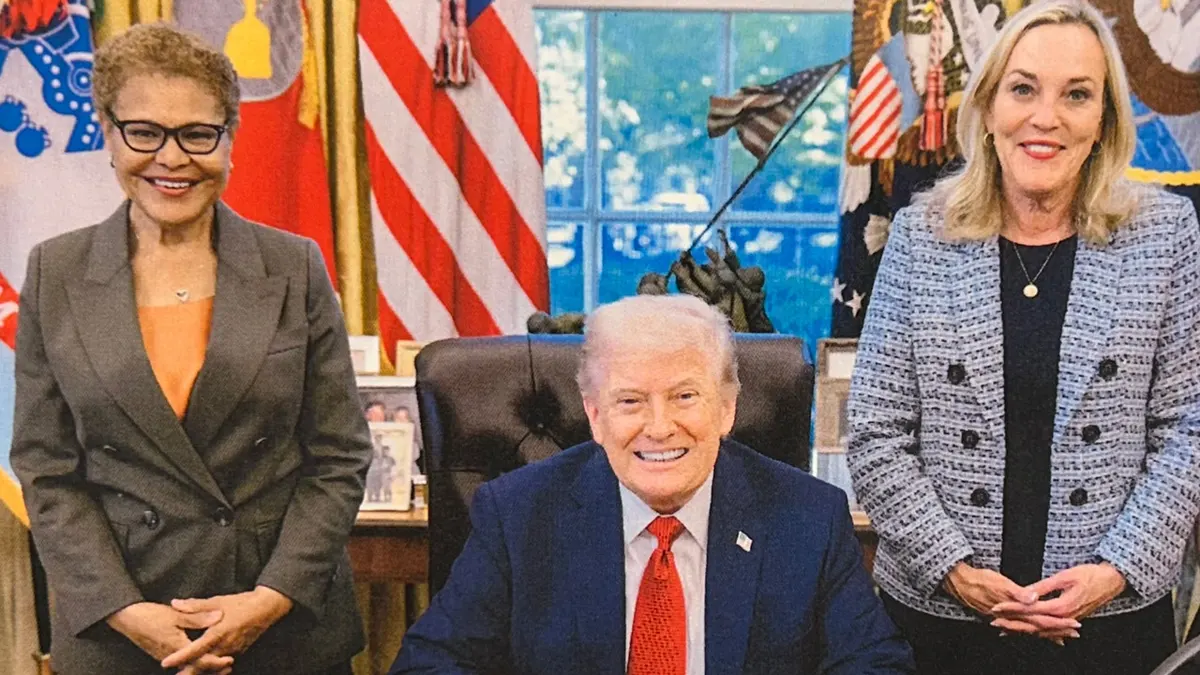 Mayor Karen Bass meets Trump at White House for wildfire relief funding