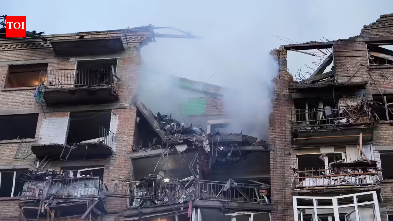 School, residential buildings hit as Russia pounds Ukraine capital Kyiv with missiles, drones; 1 dead