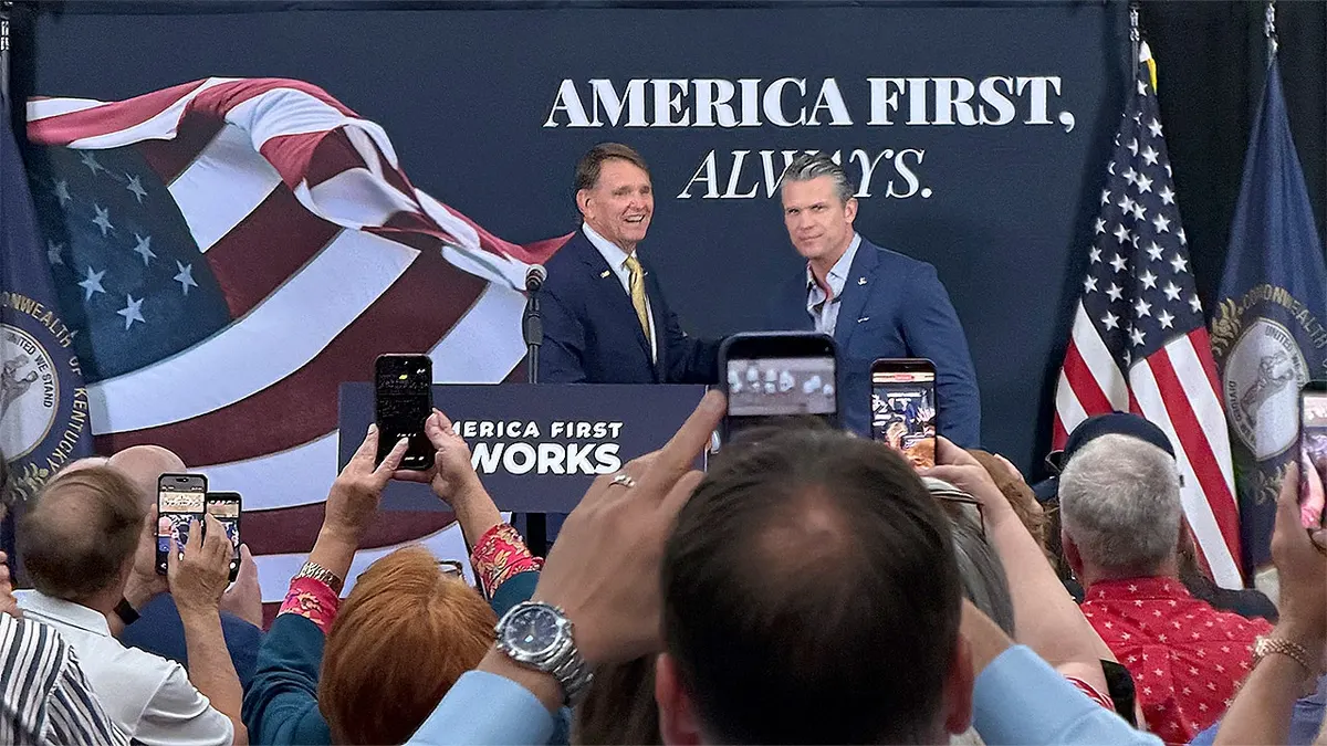 Hegseth rallies for Trump-backed Navy SEAL vet challenging Massie in Kentucky Hegseth rallies for Trump-backed Navy SEAL vet challenging Massie in Kentucky