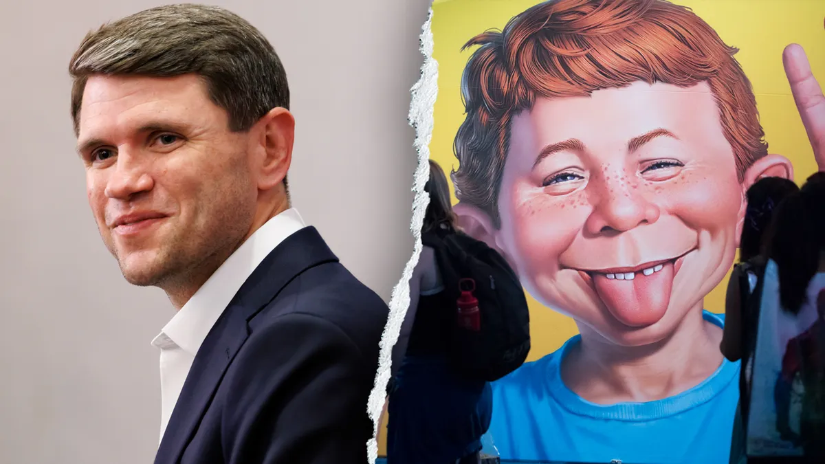 Trump compares Dem Senate candidate to MAD Magazine’s Alfred E. Neuman