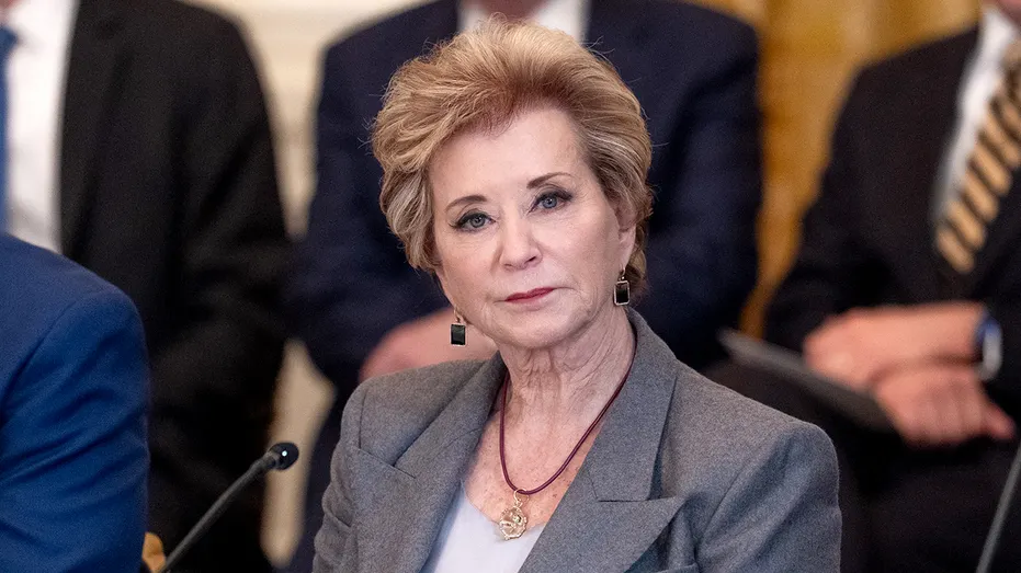 Education Secretary Linda McMahon testifies at a congressional hearing