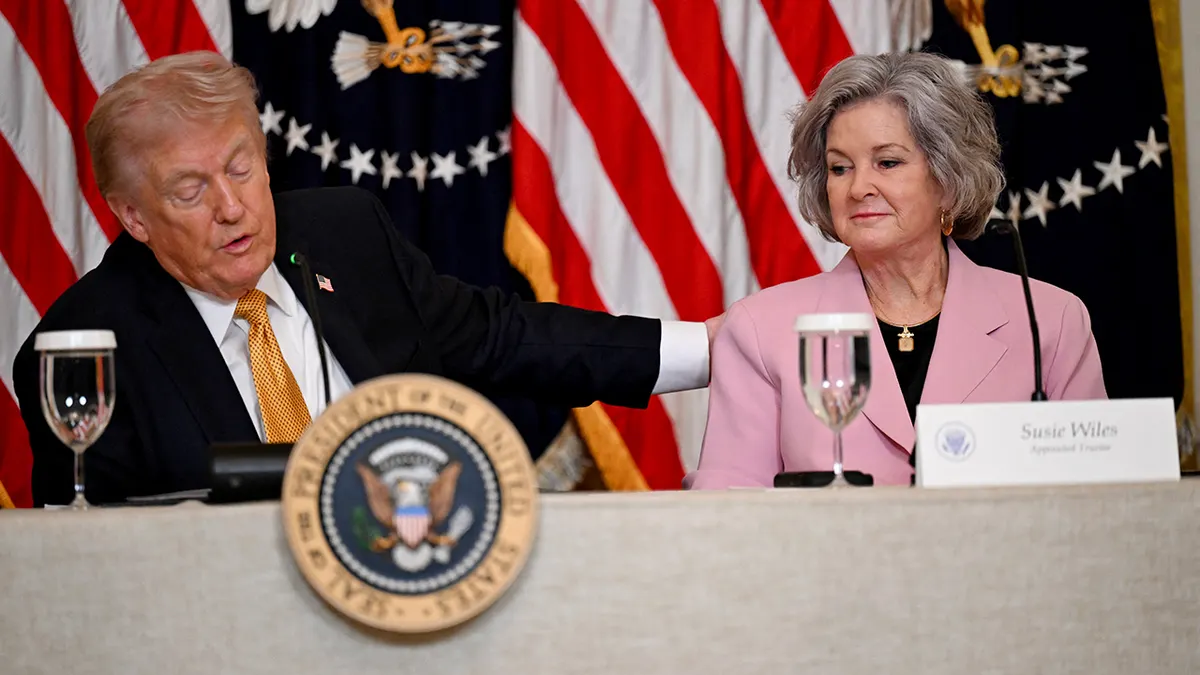 Trump says White House chief of staff Susie Wiles is winning cancer battle