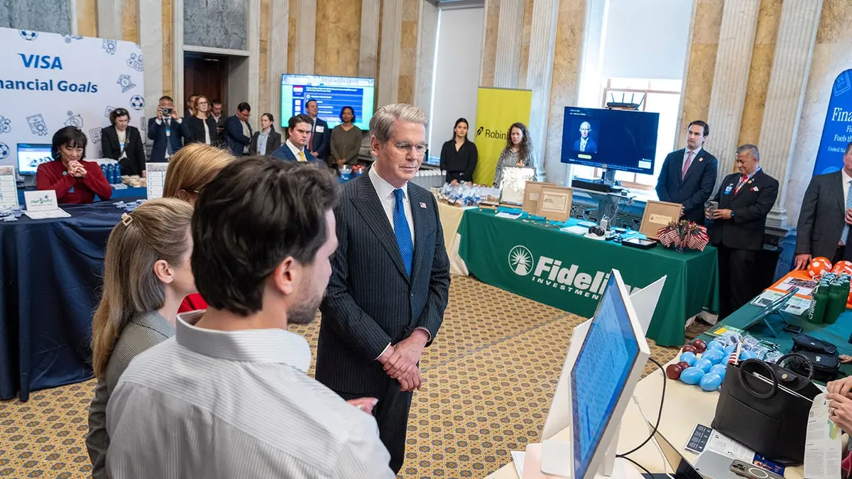 Treasury Secretary Bessent hosts financial literacy fair for DC students