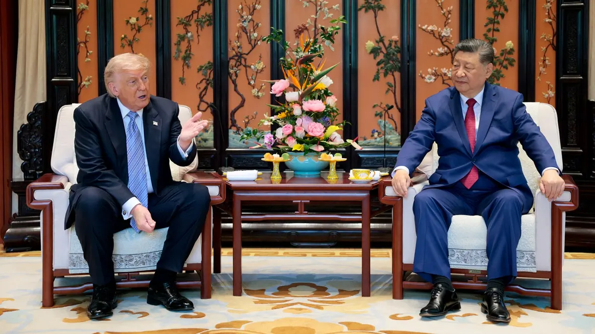 Trump touts ‘fantastic trade deals’ after final meeting with Xi in Beijing Trump touts ‘fantastic trade deals’ after final meeting with Xi in Beijing